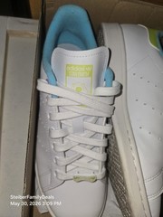 Adidas Stan Smith Monsters Inc Mike Sulley White Sneakers Youth Kid Shoes Sz 6.5