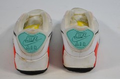 Nike Air Max Spring 90 Multicolor FZ3622-100 Size 5.5 Kids Youth White Red Teal