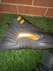 Size 5 (GS) – Jordan 12 Retro Mid Black Taxi