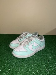 Nike Dunk Low PS White Mint Foam Green FZ3536-100 Kids Size 13C READ