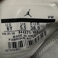Size 6y – Jordan Deca Fly GG Boys White Shoes