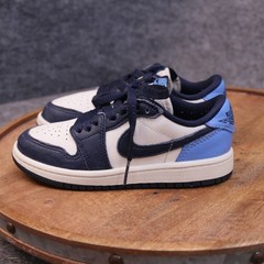 Nike Jordan 1 Retro Low OG PS Size 12C Obsidian University Blue Sail FQ5436-400