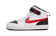 Nike Mid 2 Comfortable Mid top Skateboard Shoes White Black Red CD7783-110