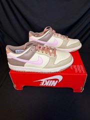 Nike Dunk Low Desert Khaki/Pink Foam/Coconut Milk Size 6Y Style # FB9109201