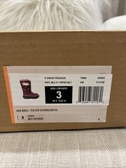 Bogs Puddle BT CNSTR Kids Waterproof Rain Boots Multicolor Size 3