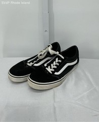 Vans Black And White Old Skool Low Classic Skate Casual Shoe Unisex Kids 6