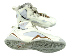 NIKE Jordan True Flight Shoes Sail Metallic Bronze Size 7Y Wmns 9M 342774 112