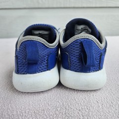 Nike Flex Contact 3 Hook & Loop Sneaker SZ 11.5C Blue Breathable AR4152-400