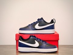 Nike Court Borough Low Blue Black GS Size 6Y / Women’s 7.5 – BQ5448-404 NEW