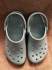 Kids Crocs Classic Unisex Casual Clog Light Blue Crocs Kids Size J3