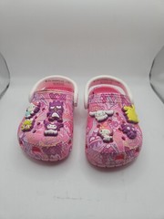 Crocs and Hello Kitty & Friends Kids Classic Clog with 8 Jibbitz Charms PINK C5