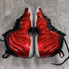 Nike Little Posite One Size Grade School 5.5Y Metallic Varsity Red And Black