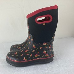 Bogs Lightning Rain Boots Boys Kids Size 2 Waterproof Insulated Rain Snow Mud