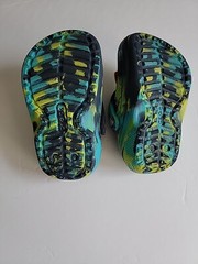 Crocs Classic Marbled Tie Dye Slip-On Fleece Lined Clogs Size 5 (Little Kids)