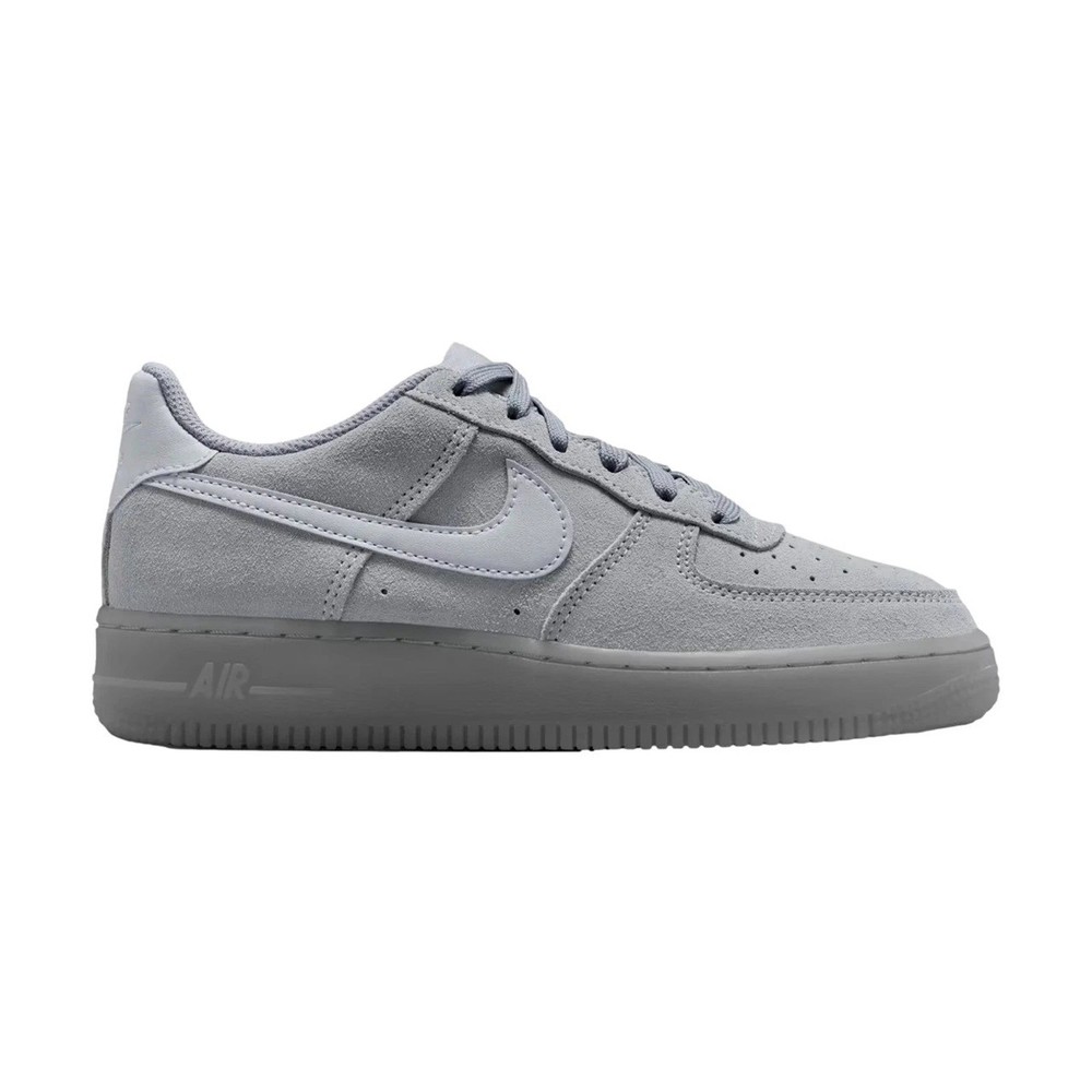 Big Kid’s Nike Air Force 1 LV8 Wolf Grey/Wolf Grey-Black (BQ5485 003)