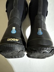 Bogs Kids Classic High HA Waterproof Insulated Black Winter Boots Youth Size 6