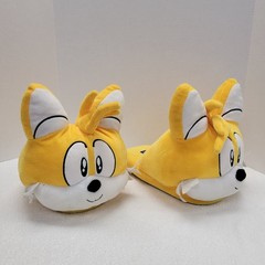 Sonic the Hedgehog Tails Head plush slippers size S/M