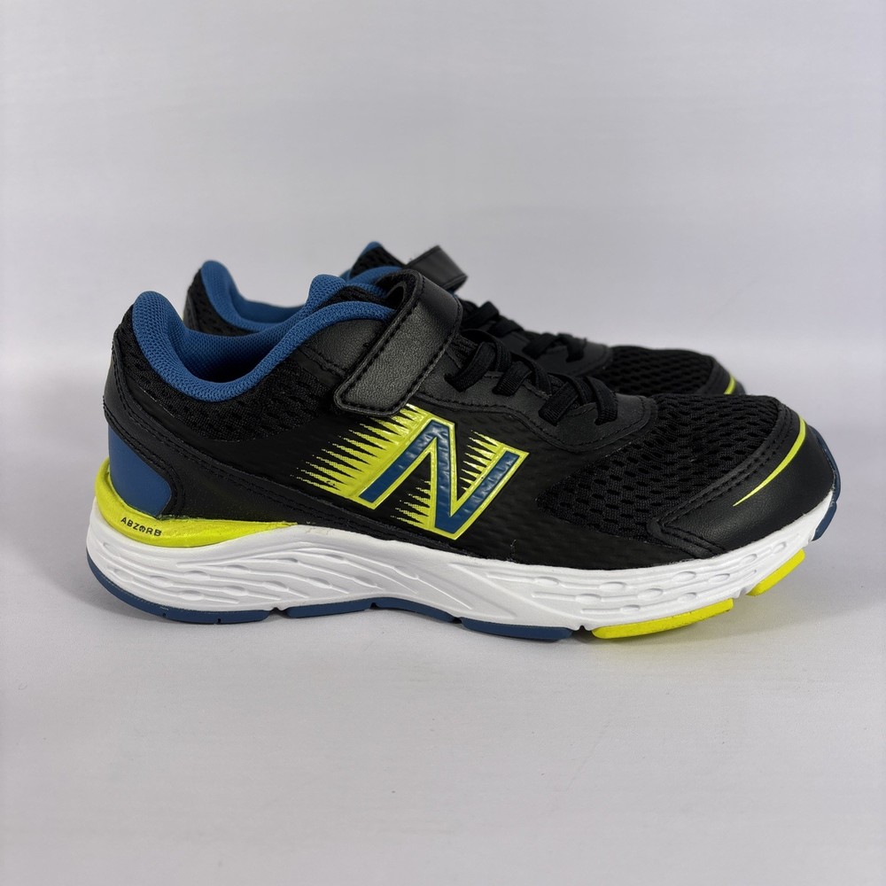 New Balance Bungee Boy’s Size 3 Medium Running Shoes Lace Up Slip On NEW