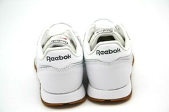 REEBOK Classic Leather Shoes Grade School V69624 WHITE/GUM