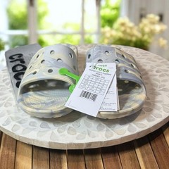 NWT Crocs Classic Slip-On Marbled Slide 208293‑1FS Unisex Youth Size J6 Women’s