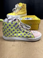 Nickelodeon Spongebob & Patrick Kids High Tops Shoes Fun Cartoon Youth Size 7