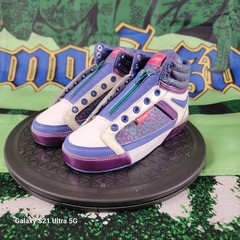 Vintage (2003) Pastry Fab Cookie Zip up Sneakers Cheetah Raspberry Kids Sz 1