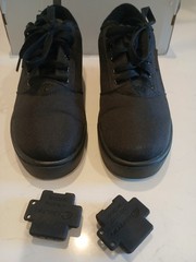 HEELYS Black Pro 20 Skate Casual Sneakers Size Youth 7 Canvas