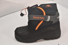 Dream Pairs Boots Kids Size 2 Navy Blue KAMICK Zip Strap Insulated Snow Winter