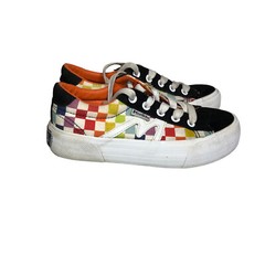 Mudd Checker Pattern Sneakers Multicolored Childers Size 13 Racing
