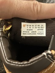 Toddler’s Timberland. Premium Boot Wheat Size 5US