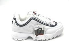 FILA UNISEX Kid’s Disruptor II Repeat White Fila Navy Red 3FM01003-125 SNEAKER