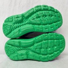 Under Armour BPS Rogue 3 Running Shoes 3024982-102 Grey Green Blue Kids Size 13K