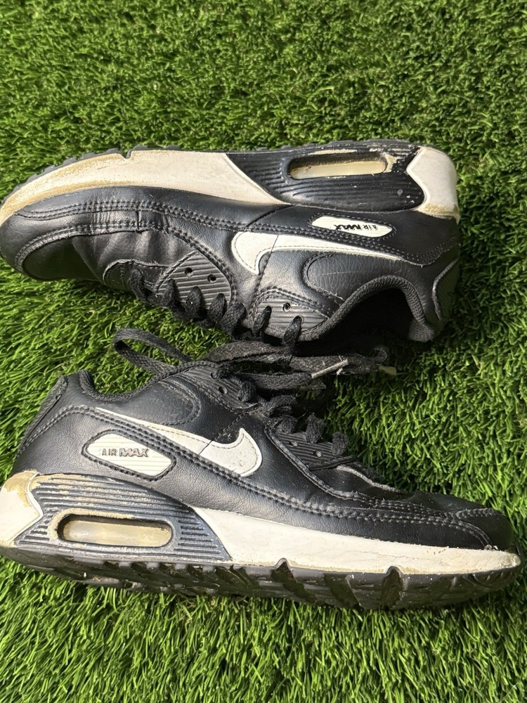 Nike Air Max 90 LTR GS Black White Kids 4.5Y Women’s 6 CD6864-010