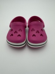 Mickey Mouse CROCS Baby Clogs Size 4 C 5- Pink
