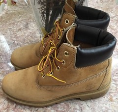 Timberland Basic Big Kids 6 Inch Waterproof Wheat Boots Size 4.5M #10960