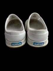 Native Kid’s Robbie Sugarlite Slip-On Shoe,Shell White/Mash Speckle Rubber Sz C6