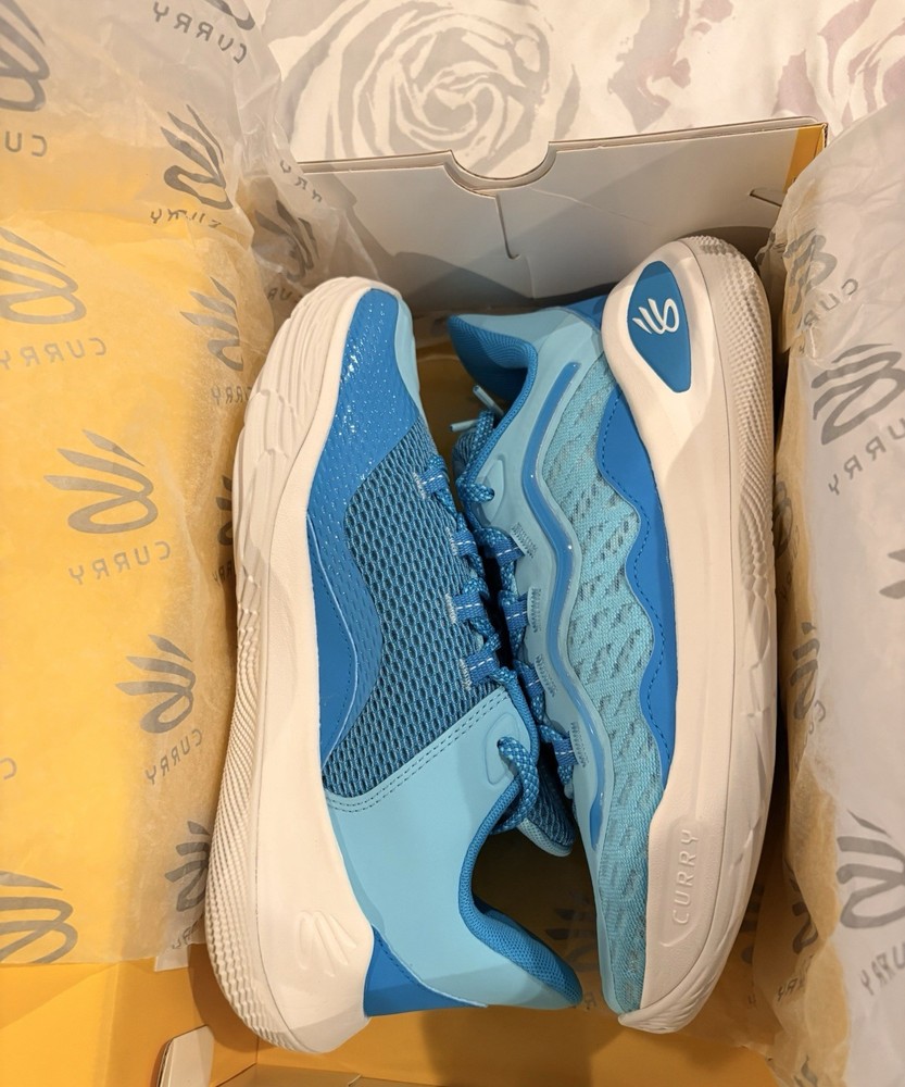 Under Armour GS Curry 11 MG Kids Basketball Low Top Mesh Blue 7Y MPN 3027830