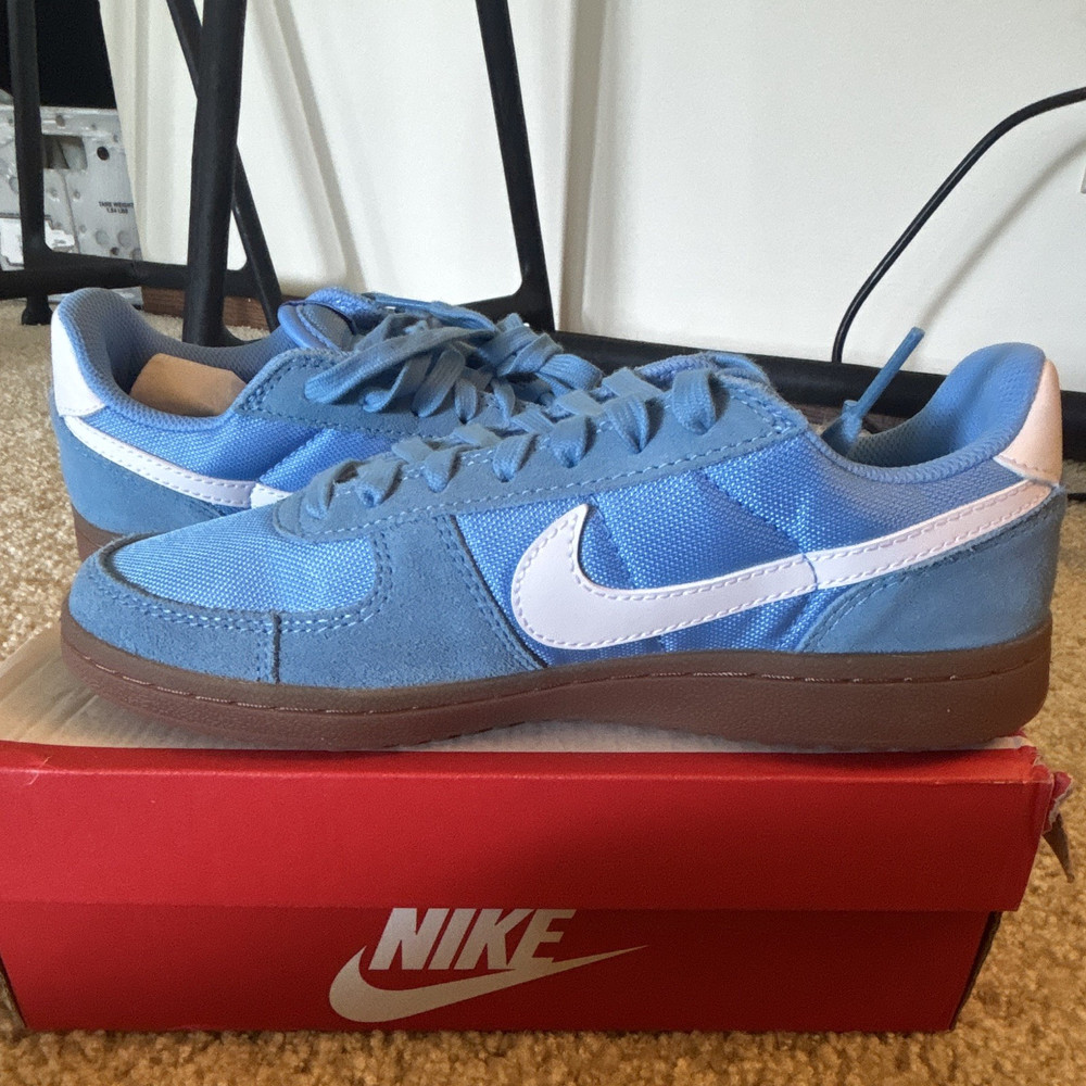 Nike Field General GS Blue/White Sneaker Youth 6.5Y Mesh Comfort New with Box