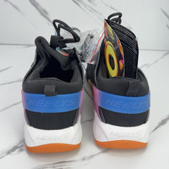Heelys Force Youth 7 / Womens 8 Black Colorful Athletic Skate Shoes HE101271