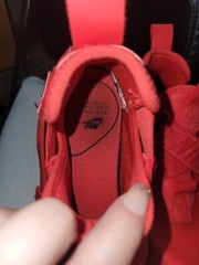 Size 5 Nike Huarache Run Low Triple Red Pre-owned