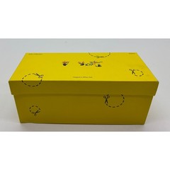 Off White Kids Pool Slider Script Logo Fuchsia Yellow Size 29 NIB #22S