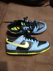 Nike Dunk SE Low Lets Dance Youth Size 4.5Y DV1694-900 Acid Wash Baltic Volt