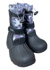 Snow boots Gray/Blue Camouflage Size S (13-1)