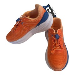 AVIA BYB Max Runner Athletic Sneakers Shoes Size 3 Unisex Orange Bungee Lace