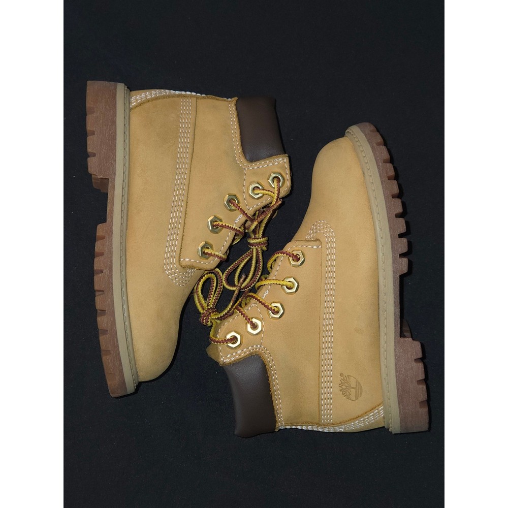 Timberland Toddler Wheat Nubuck Leather Ankle Boots Classic Premium