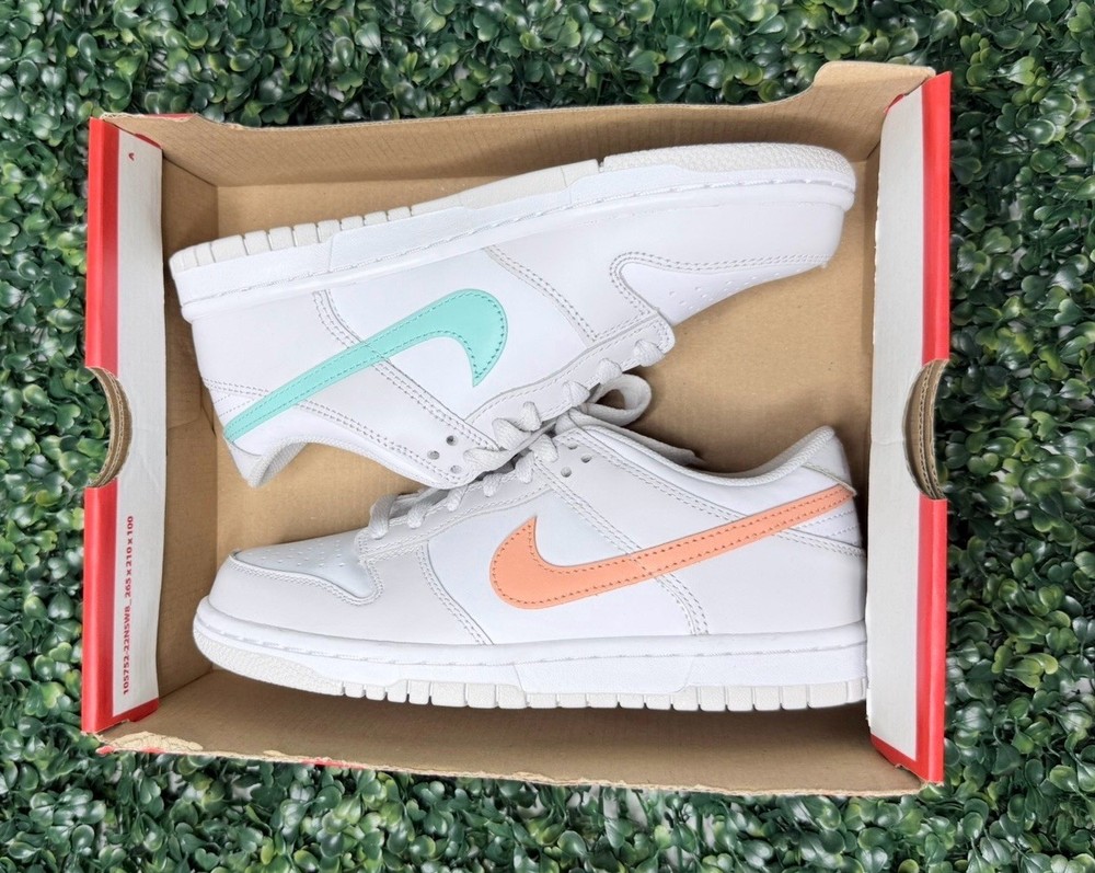 Nike Dunk Low (GS) 4.5Y (6w) ‘Tropical Twist’ White Crimson Bliss NEW