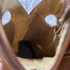 ACME Circle A Brown Leather Stitched Cowboy Boots Kids Size 11B