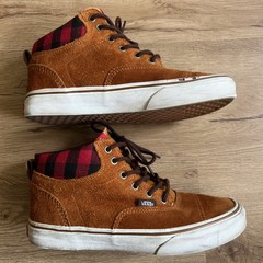 VANS Era-Hi MTE Kids ‚Glazed Ginger Plaid Kids Sz 5 SCOTCH GUARD
