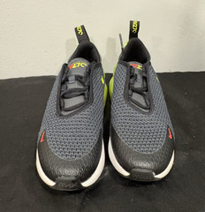 Nike Air Max 270 Mesh Low Top Sneaker Black/Green Kids 13.5C AV5142-001