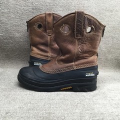Georgia Boot Muddog Boots EU 38 Men US 6 Youth 8 Brown Leather Waterproof Work